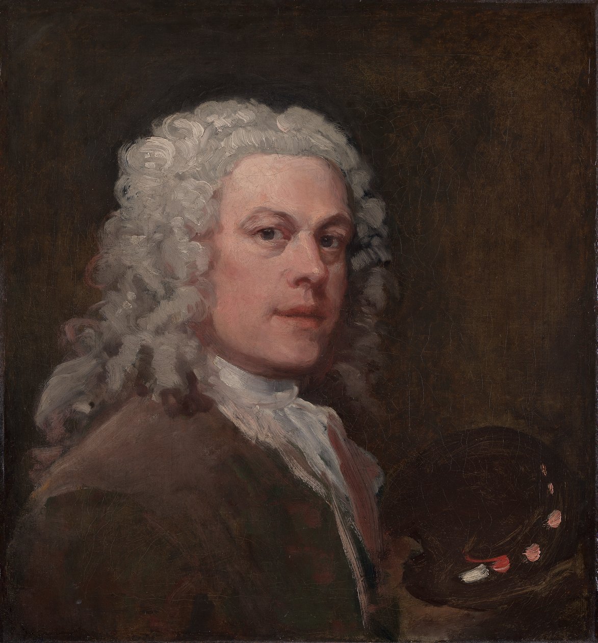 Selvportræt af William Hogarth
