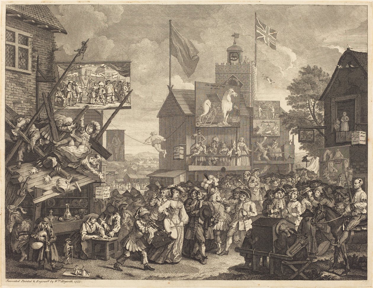 Southwark Fair af William Hogarth
