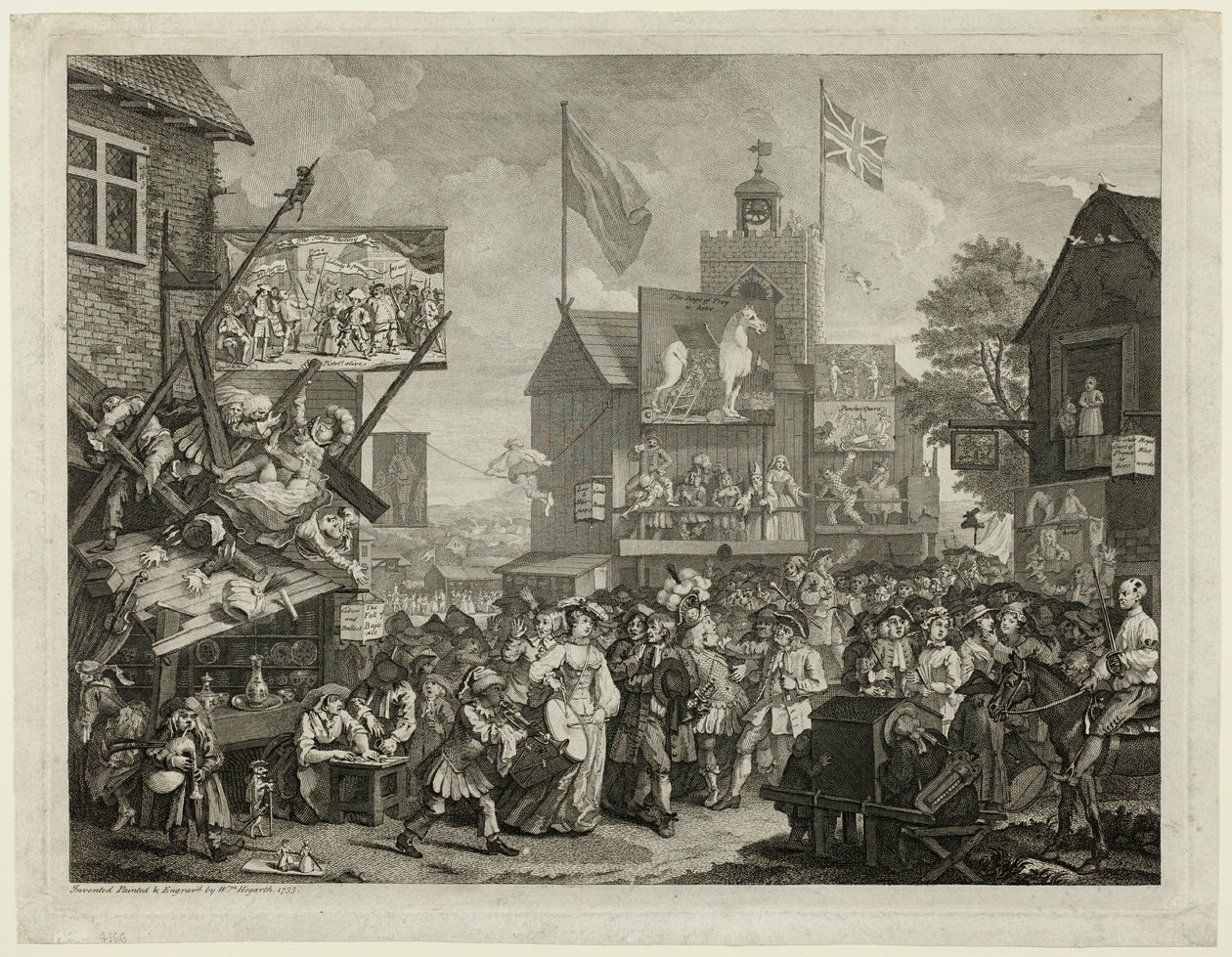Southwark Fair af William Hogarth