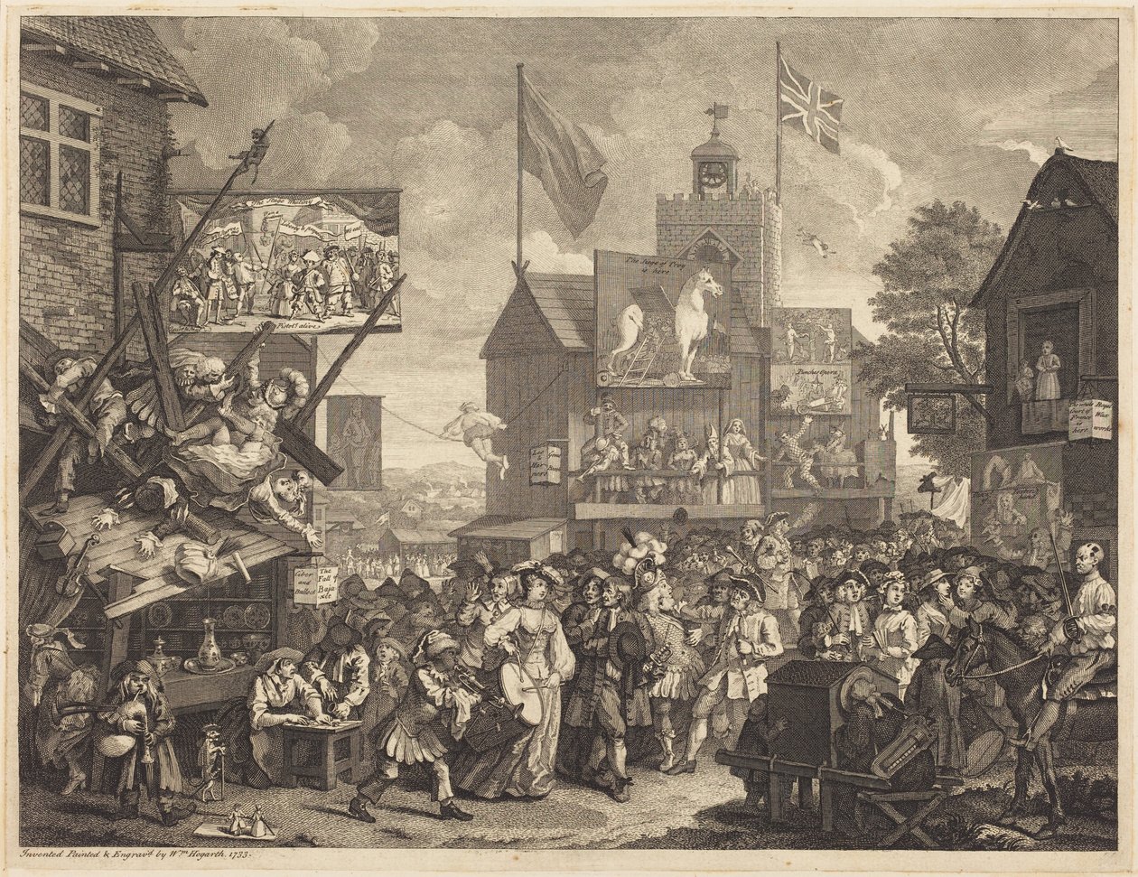 Southwark-markedet af William Hogarth