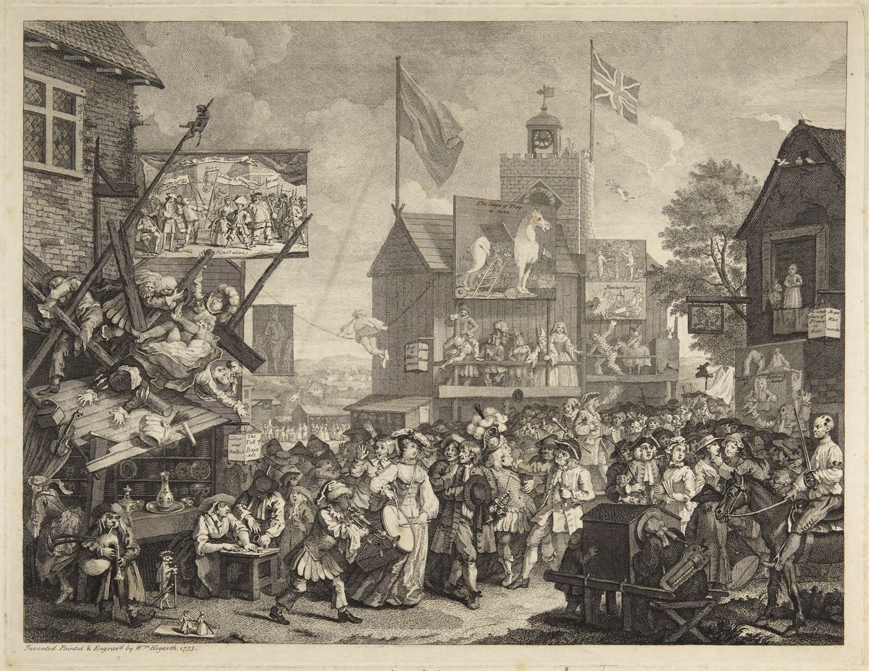 Southwark-markedet af William Hogarth