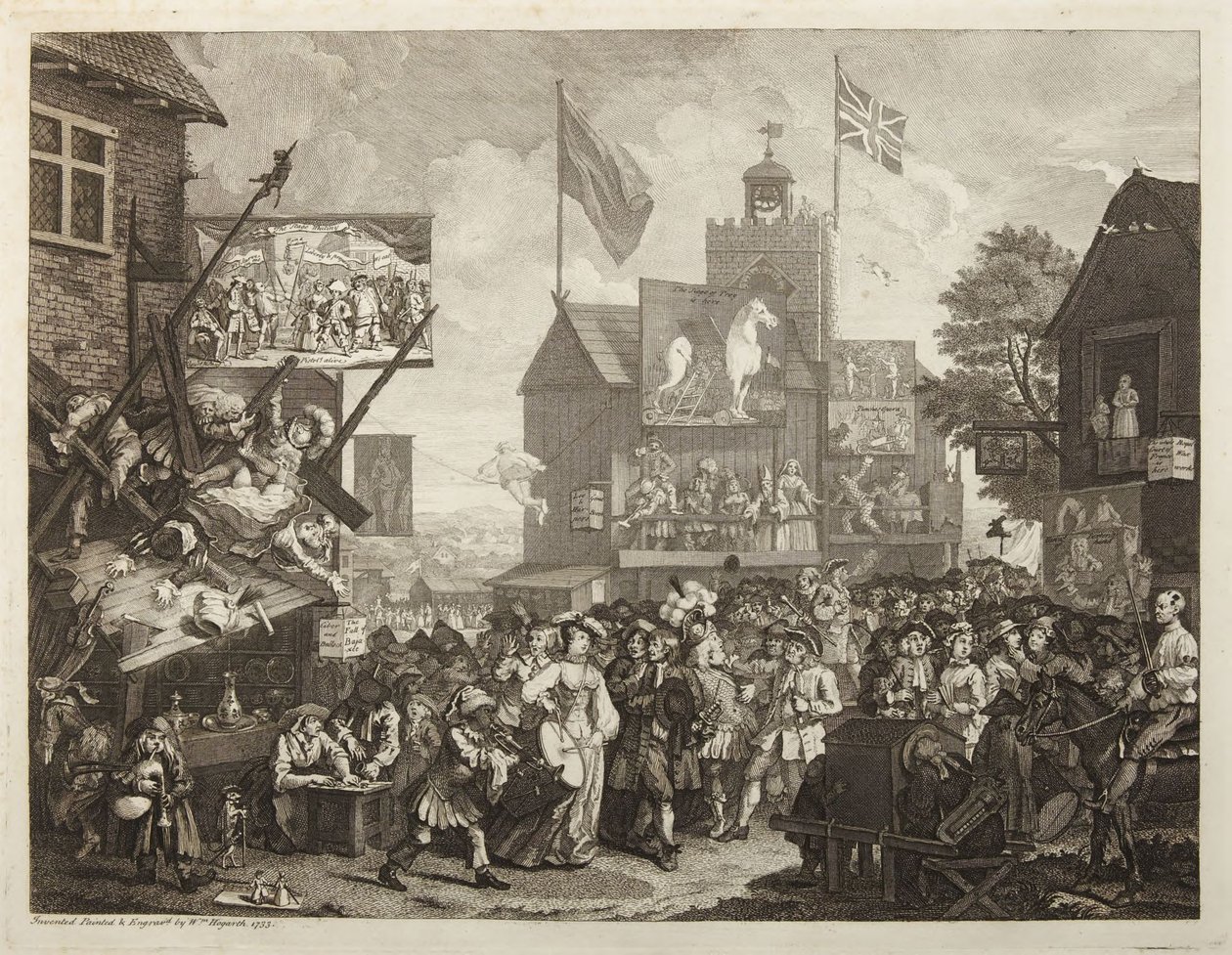 Southwark-markedet af William Hogarth