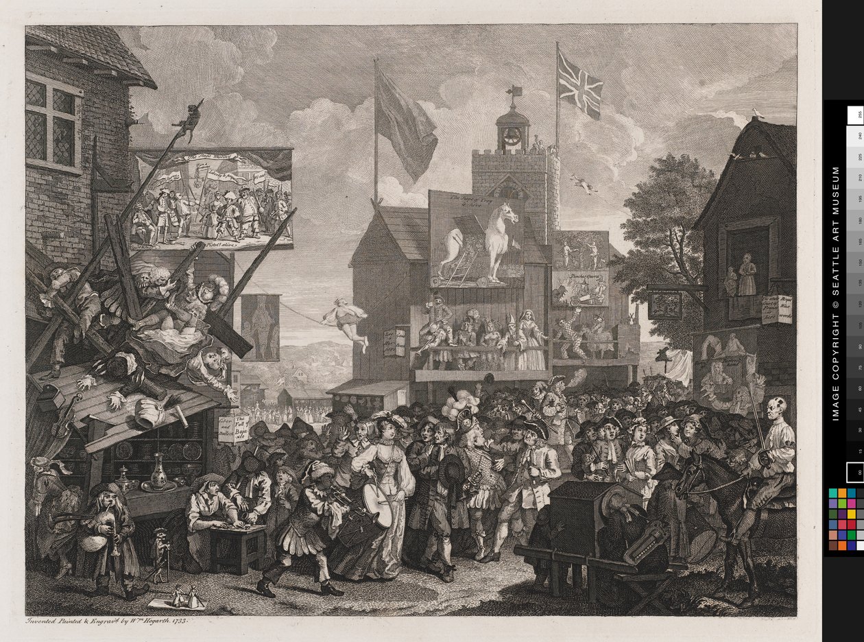 Southwark Fair af William Hogarth