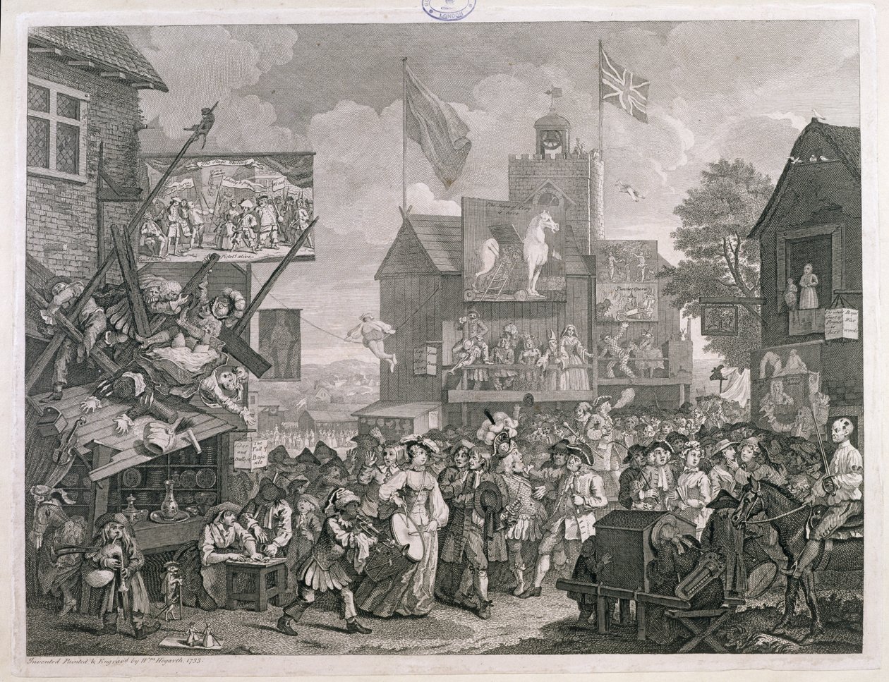 Southwark Fair af William Hogarth