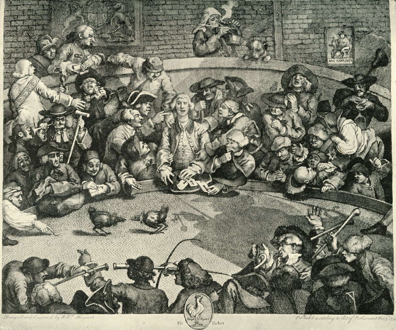 Sport i det attende århundrede, c1720-1764, 1925. af William Hogarth