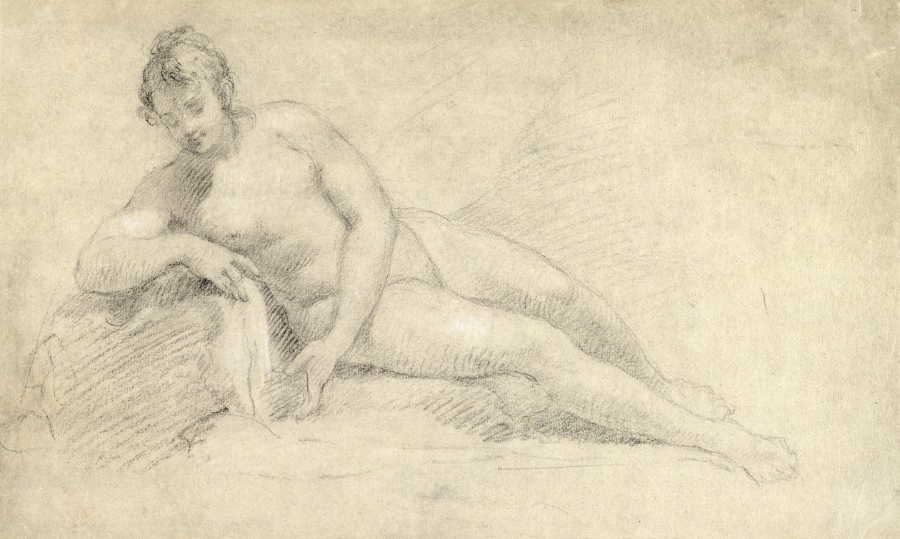 Undersøgelse af en nøgen kvinde af William Hogarth