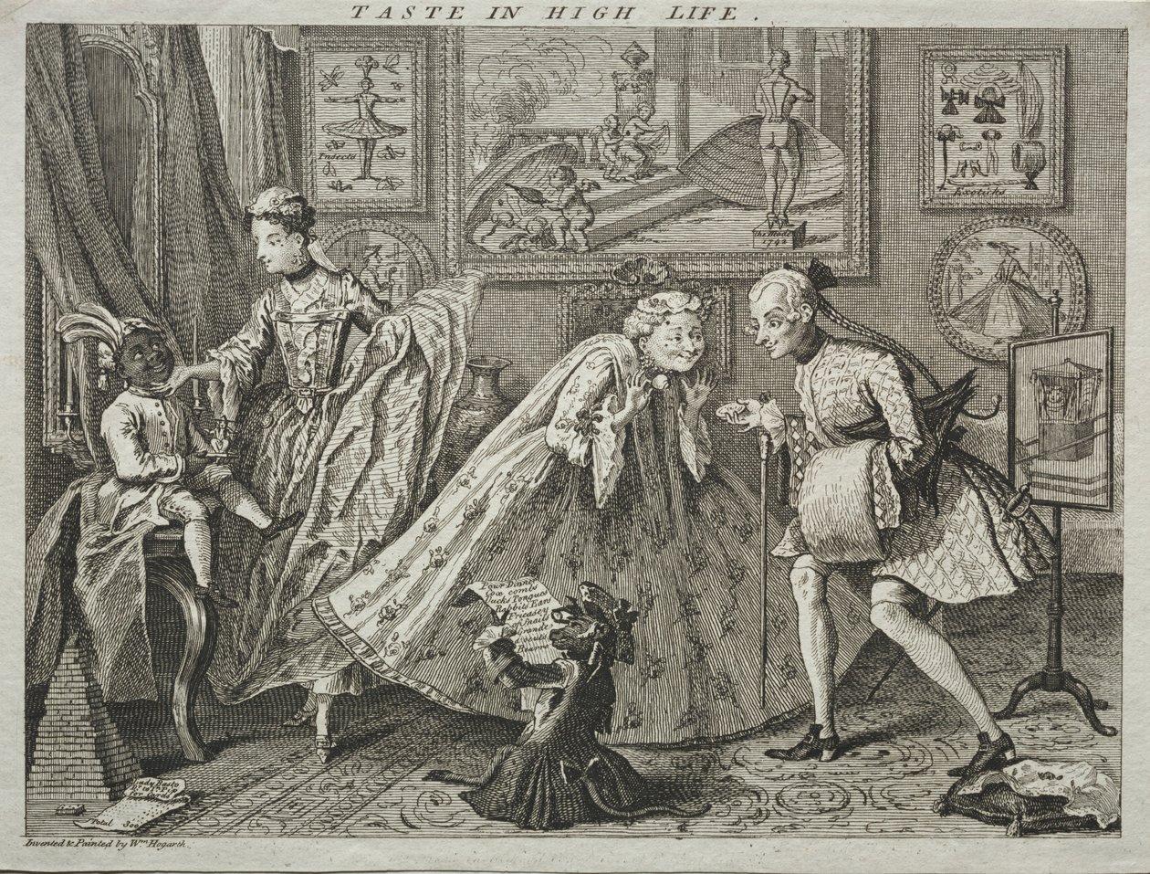 Smag i det høje liv, 1746. af William Hogarth