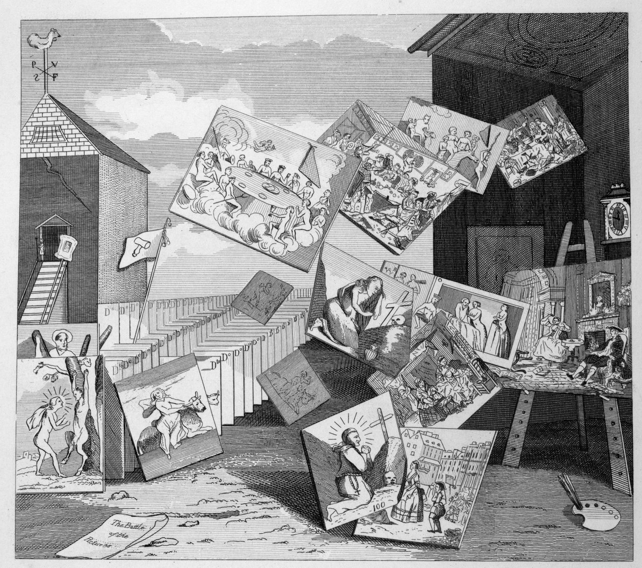 Slaget om billederne af William Hogarth