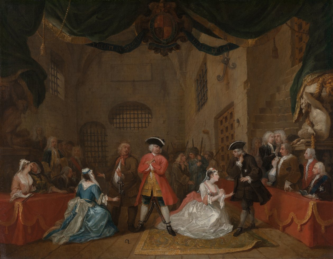 Tiggeroperaen, 1729. af William Hogarth