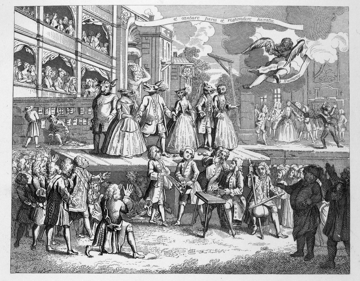Tiggerens Opera Burlesque af William Hogarth
