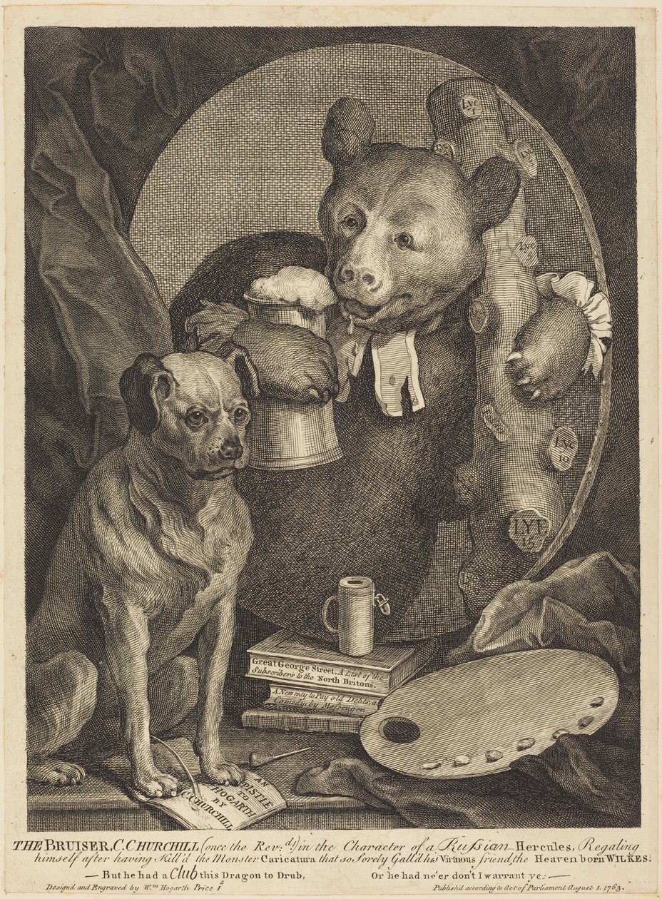 Slagsbroren af William Hogarth