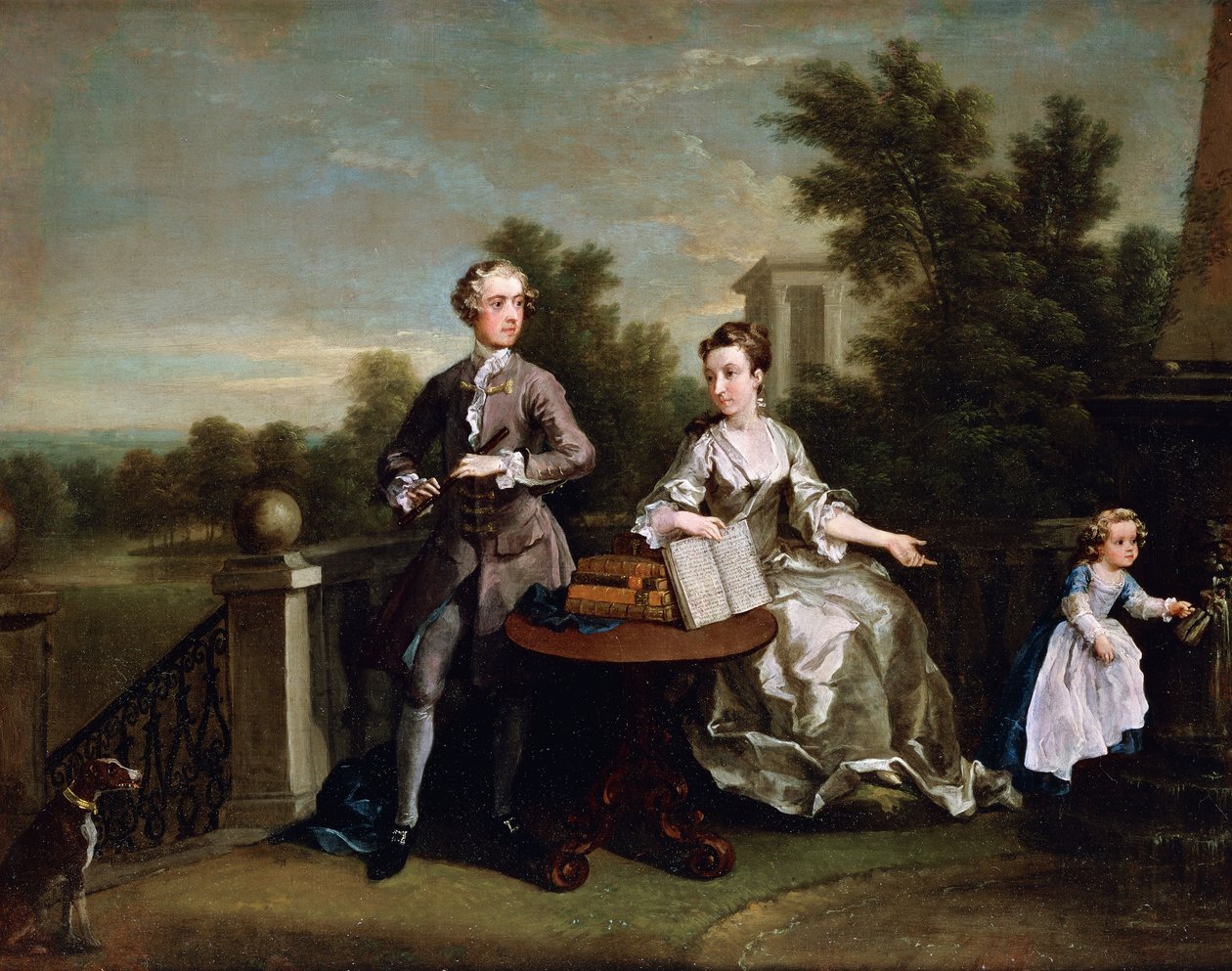 Edwards Hamilton-familien af William Hogarth