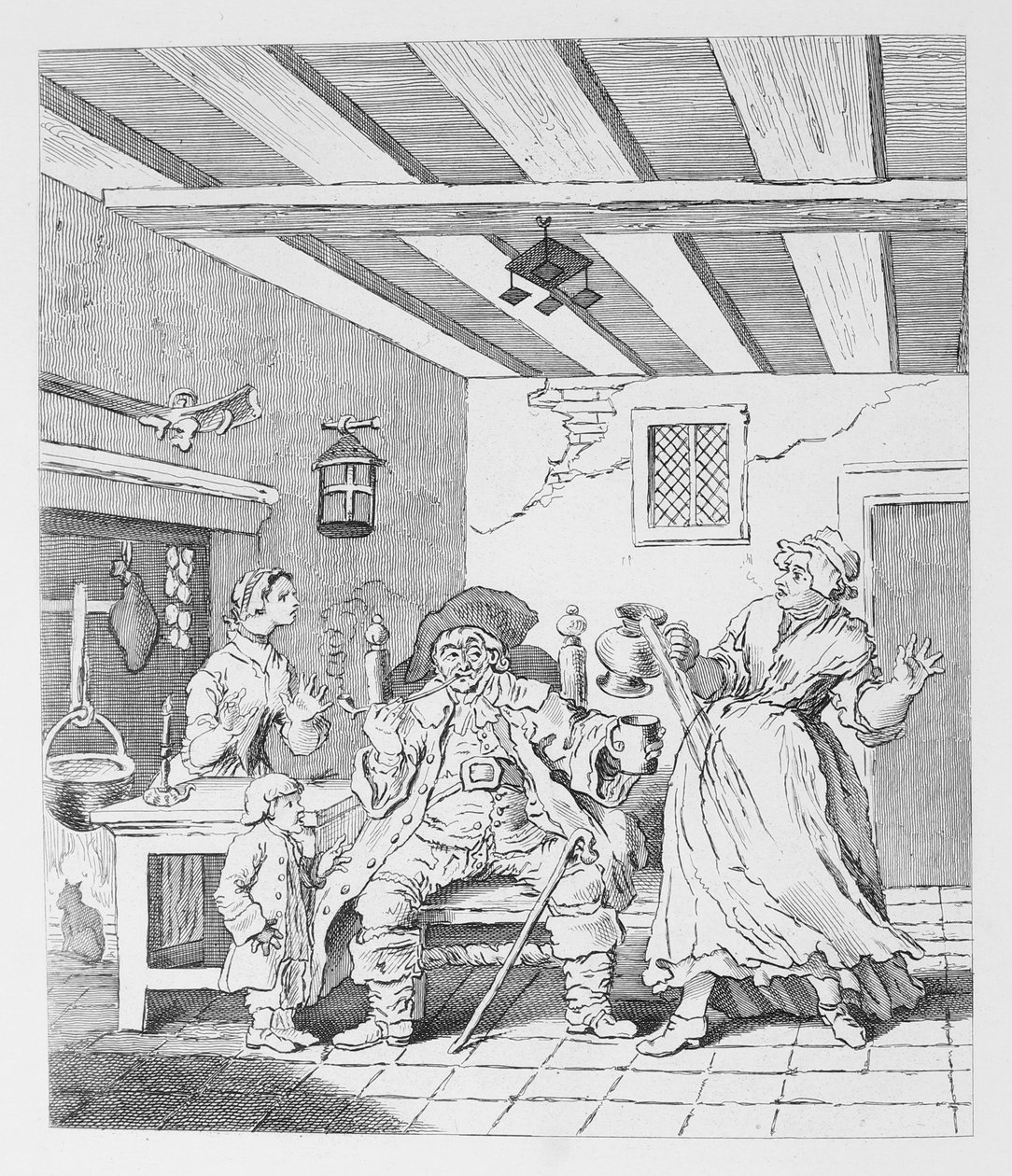 Bønderne vender tilbage af William Hogarth