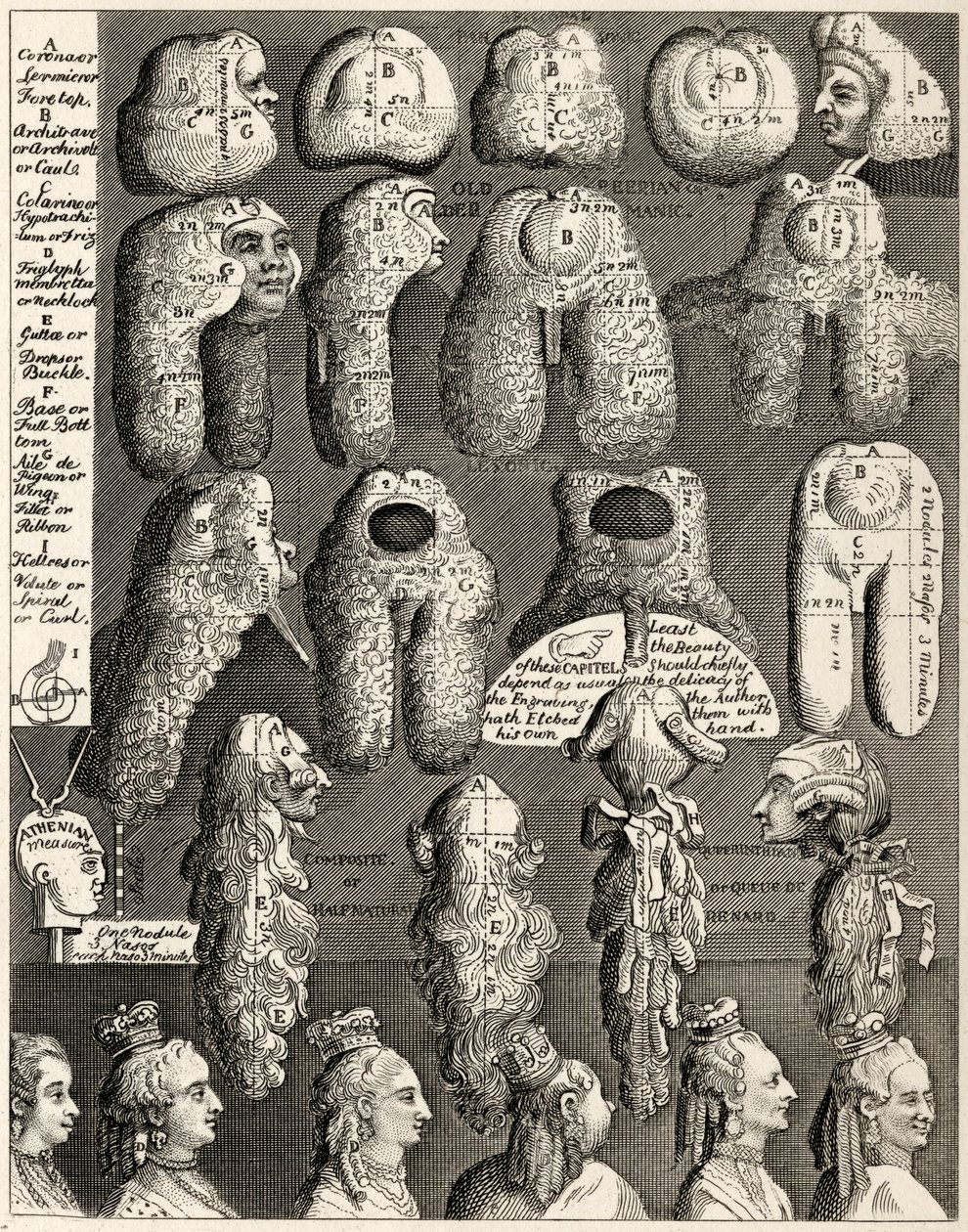 The Five Orders of Perriwigs, fra 