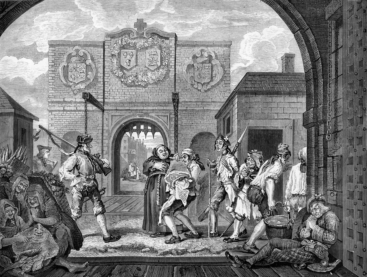The Gates of Calais af William Hogarth af William Hogarth