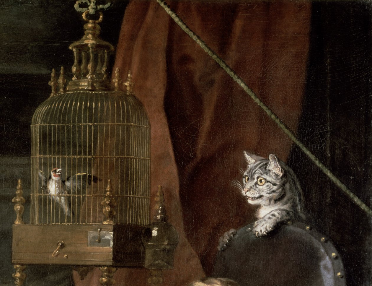 The Graham Children, 1742 (detalje af 5539) af William Hogarth