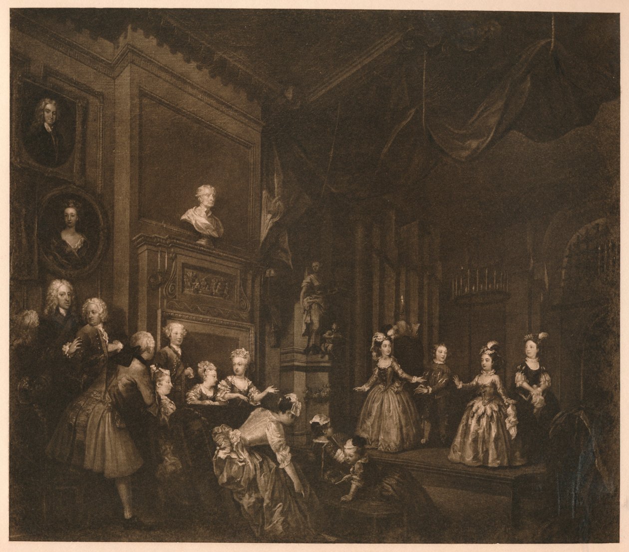 Den indiske kejser, 1732 af William Hogarth