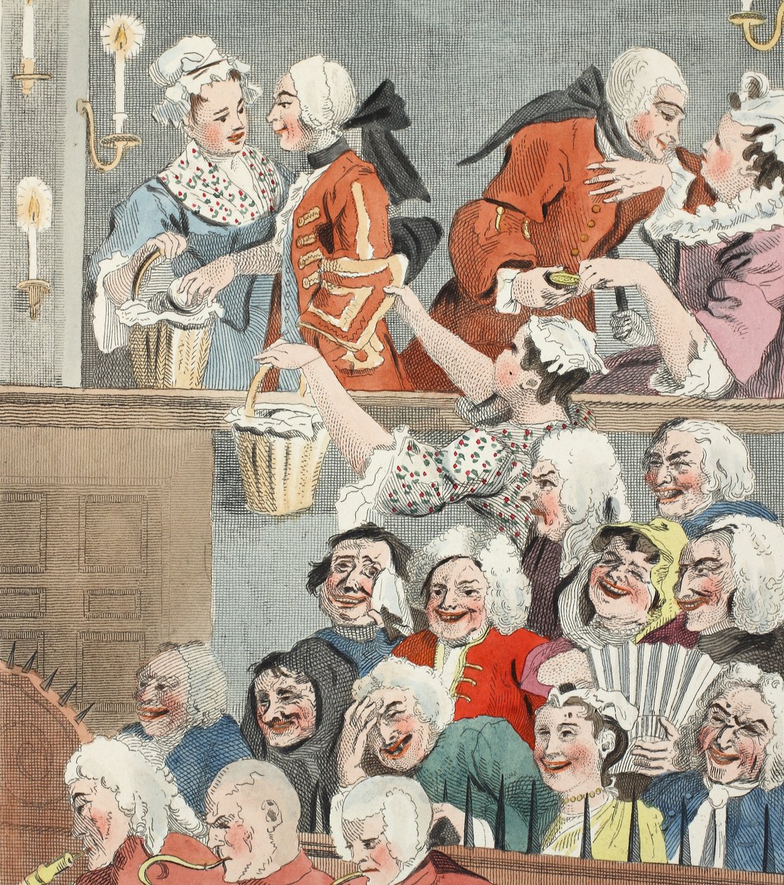 The Laughing Audience, illustration fra 