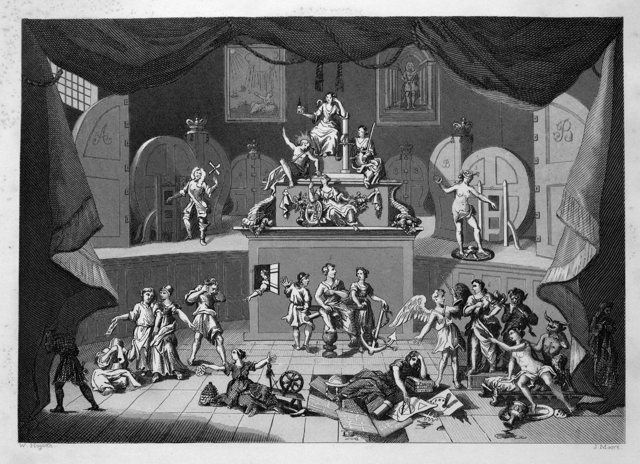 Lotteriet af William Hogarth