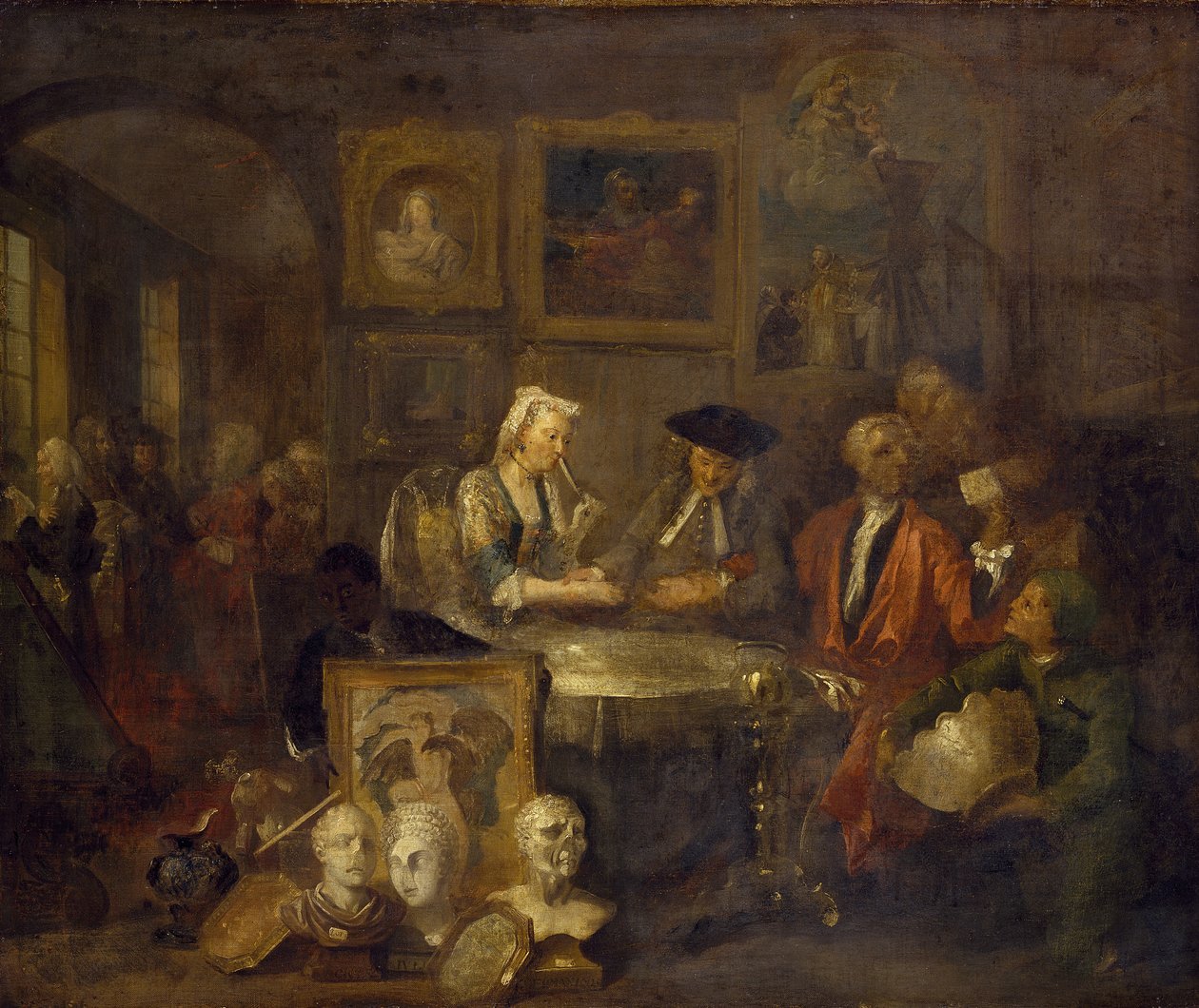 Ægteskabskontrakten, 1743 af William Hogarth