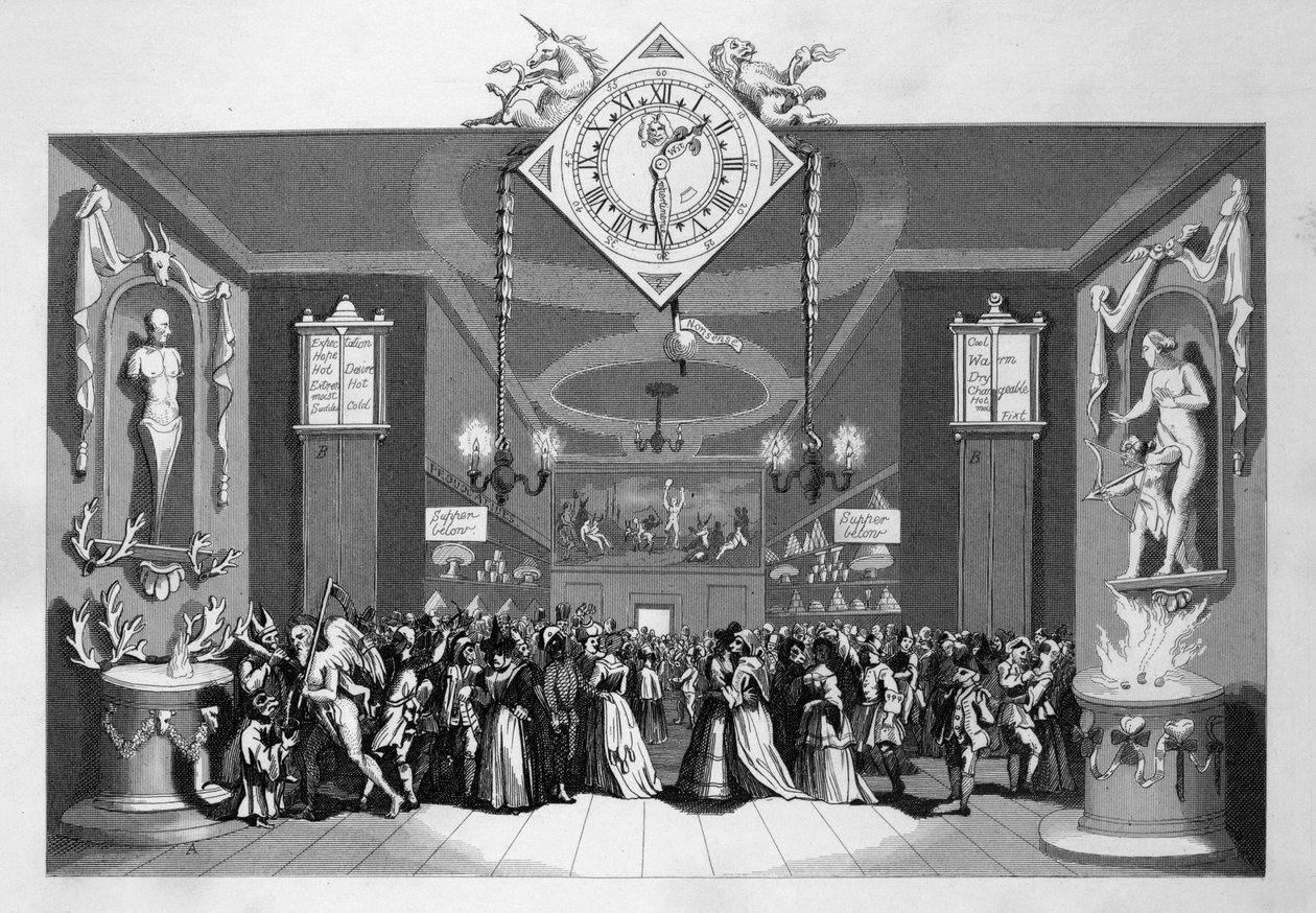 Maskerade-billetten af William Hogarth