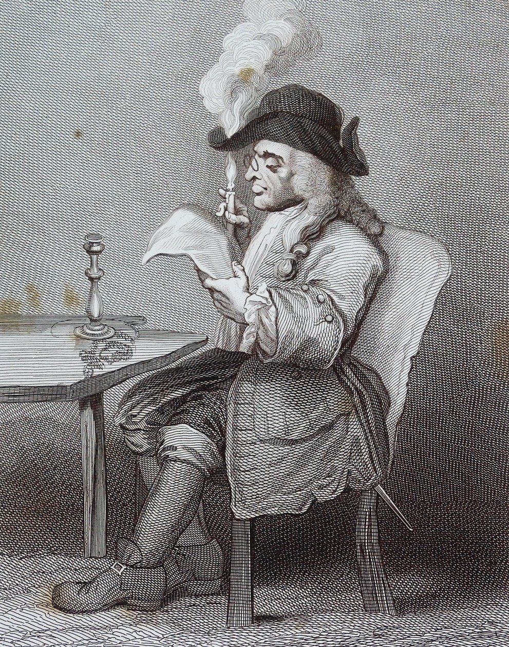 Politikeren. af William Hogarth (16971764), af William Hogarth