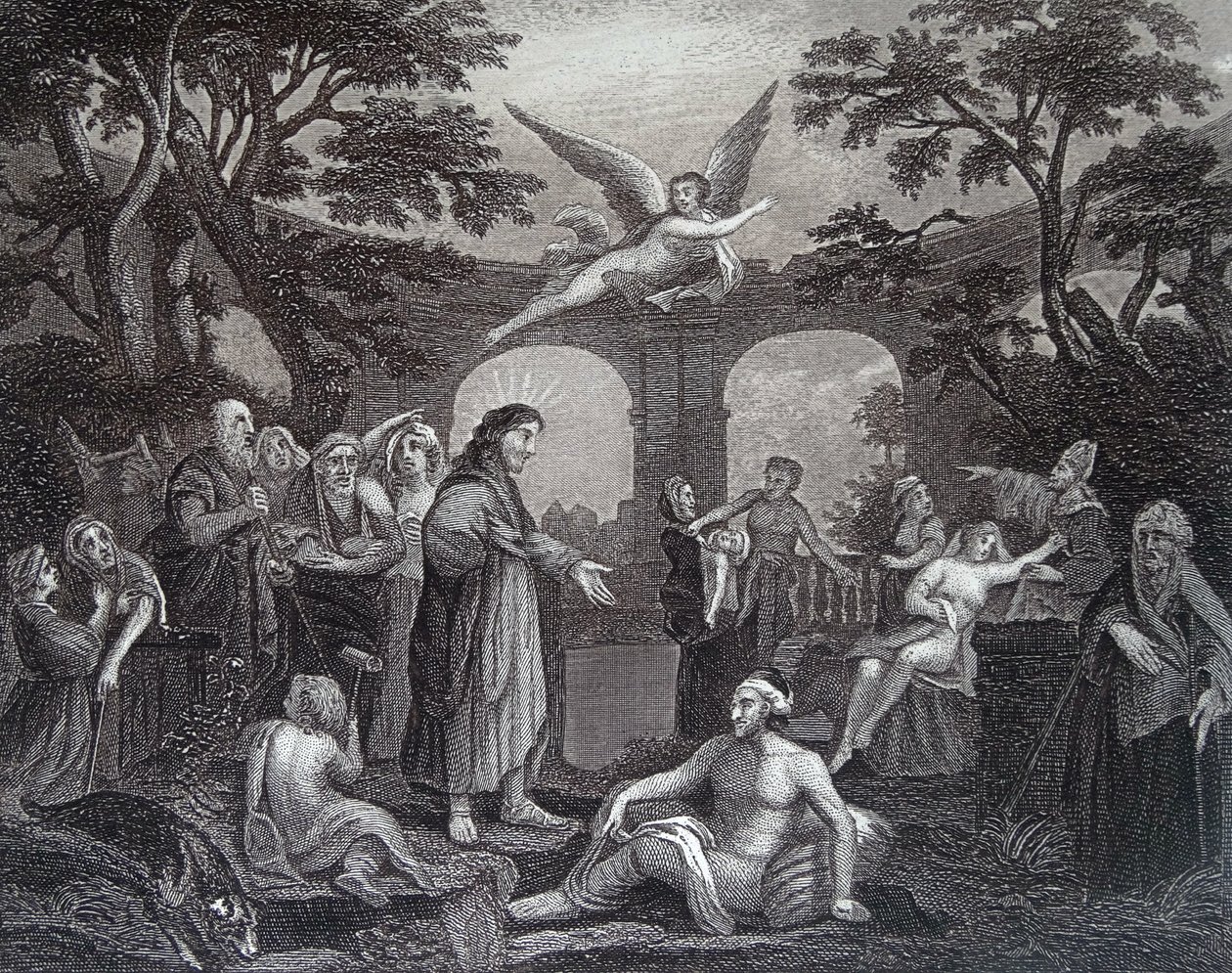 Poolen i Bethesda af William Hogarth