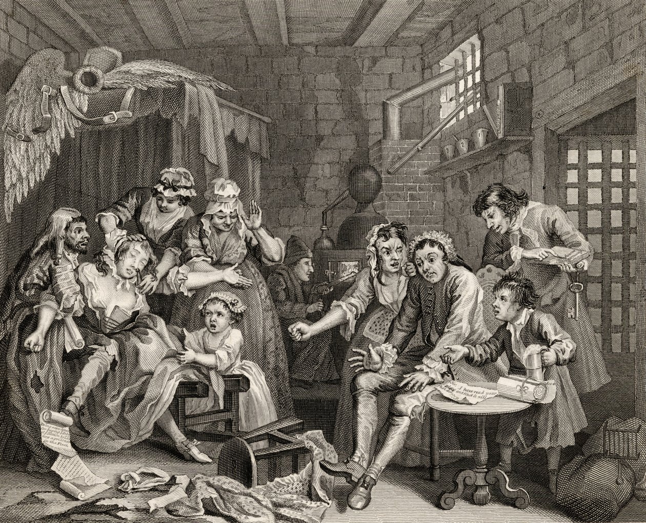 The Prison Scene, plade VII fra 