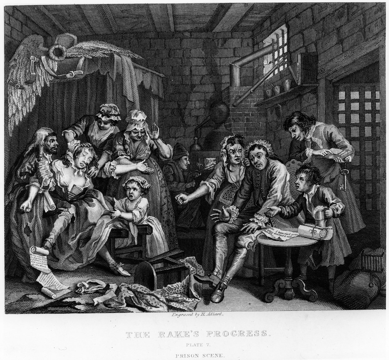 The Rake in Prison, plade VII, fra 