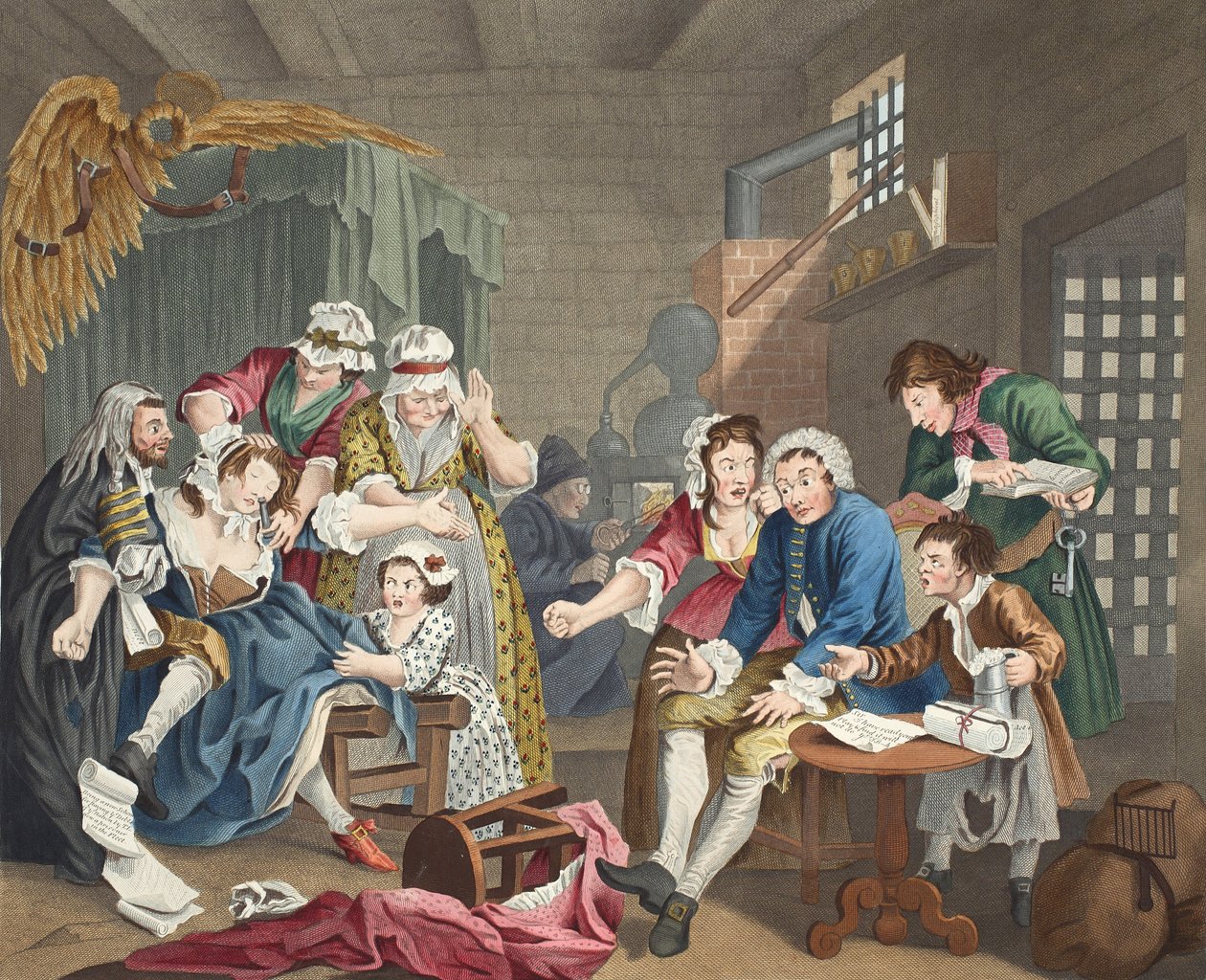 The Rake in Prison, plade VII, fra 