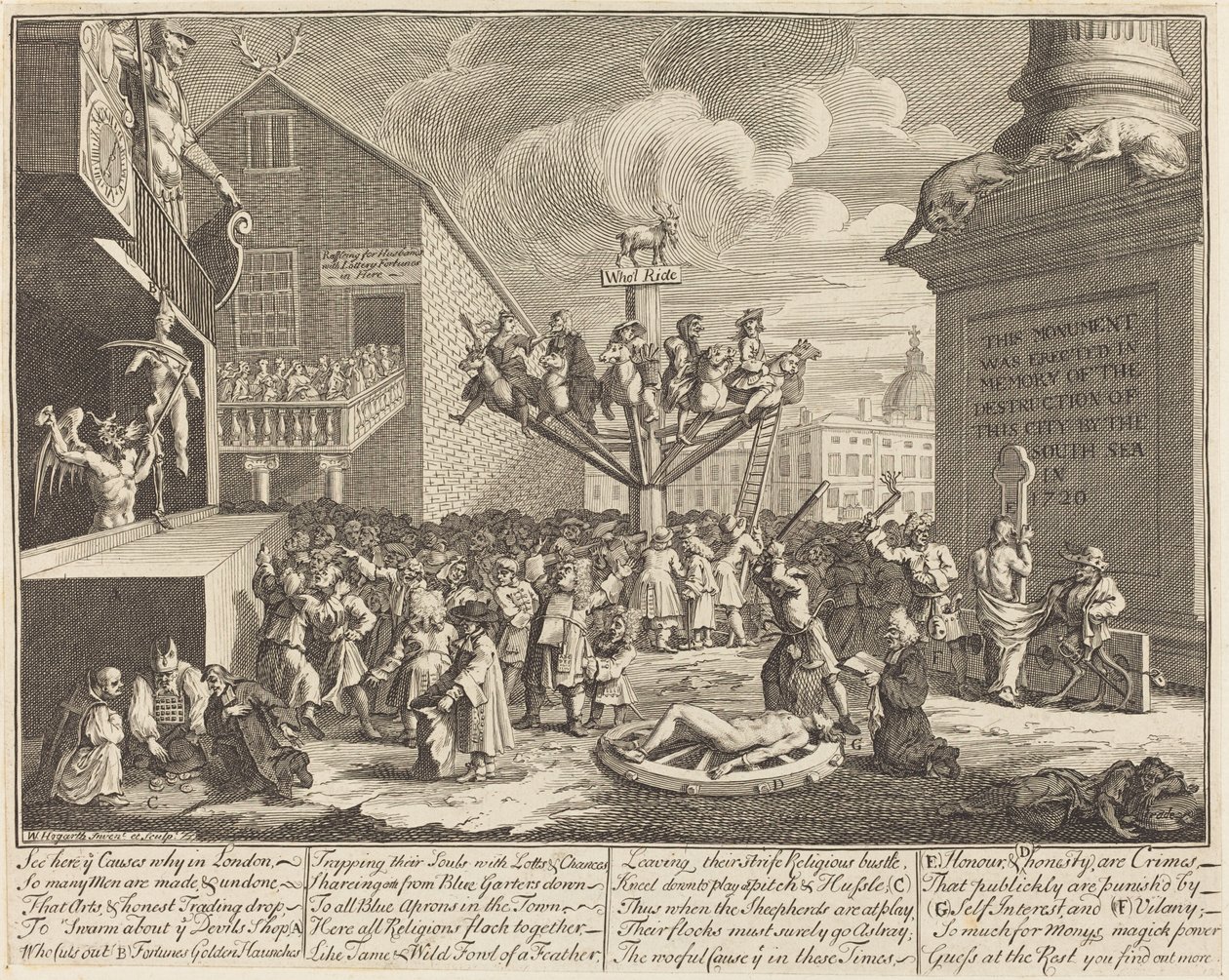 Sydhavsordningen af William Hogarth