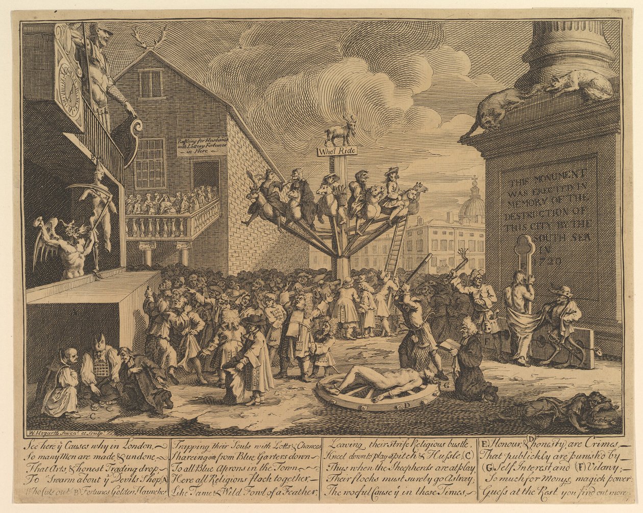 Sydsøordningen, 1722. af William Hogarth