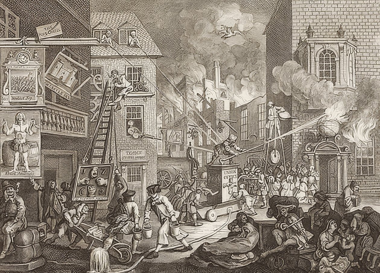 The Times, Plade 1 / The Times, Blad 1. 1762 af William Hogarth