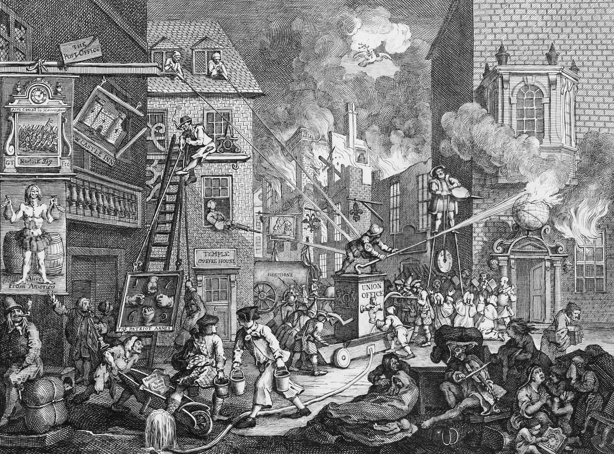The Times, tavle I, 1762 af William Hogarth