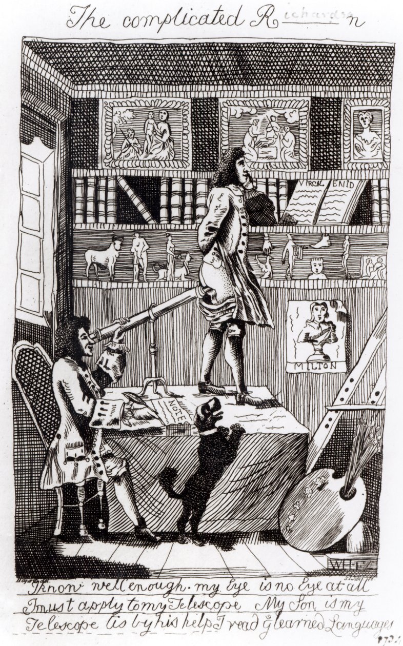 Den komplicerede Richardson, 1724 af William Hogarth