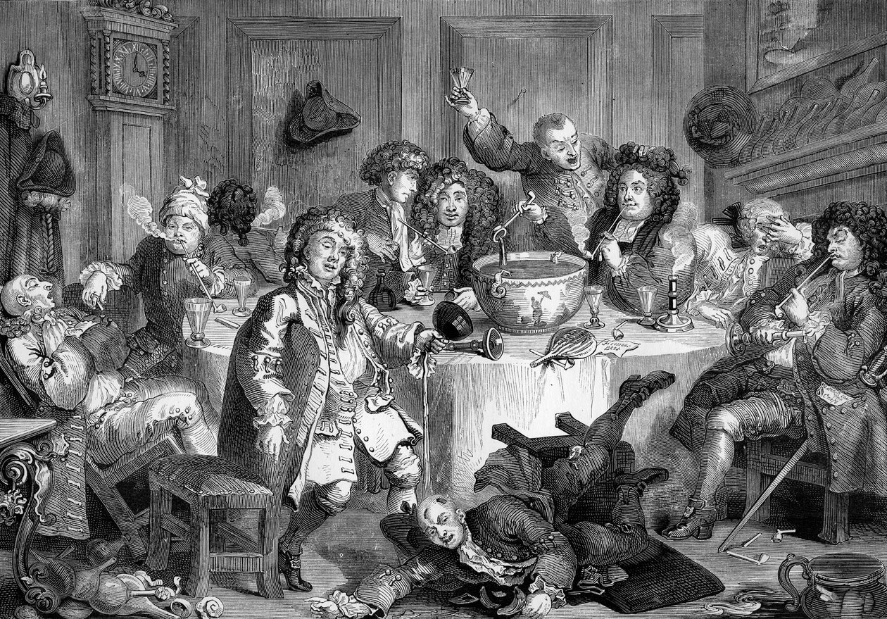 Midnatssamtalen af William Hogarth af William Hogarth