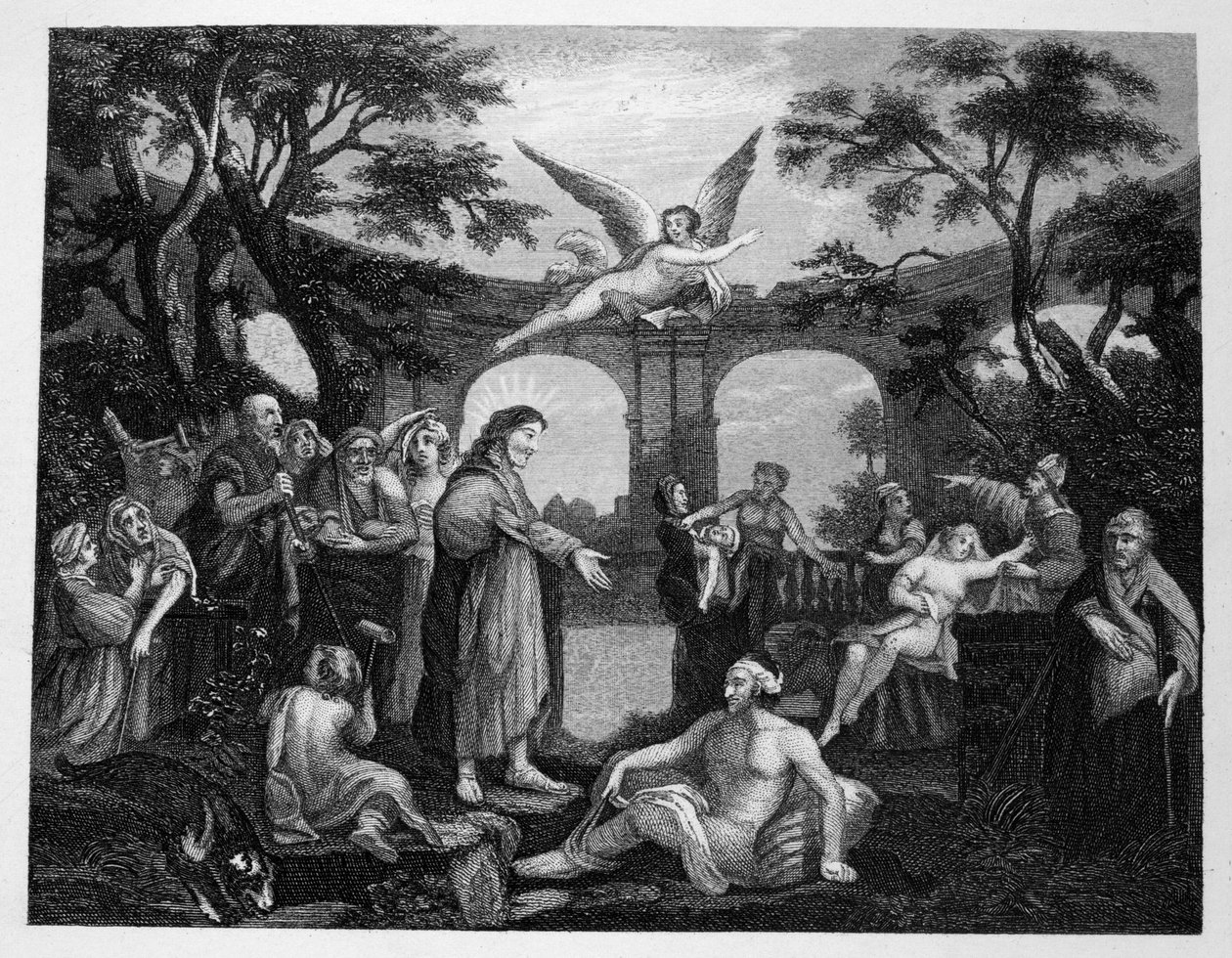 Poolen i Bethesda af William Hogarth