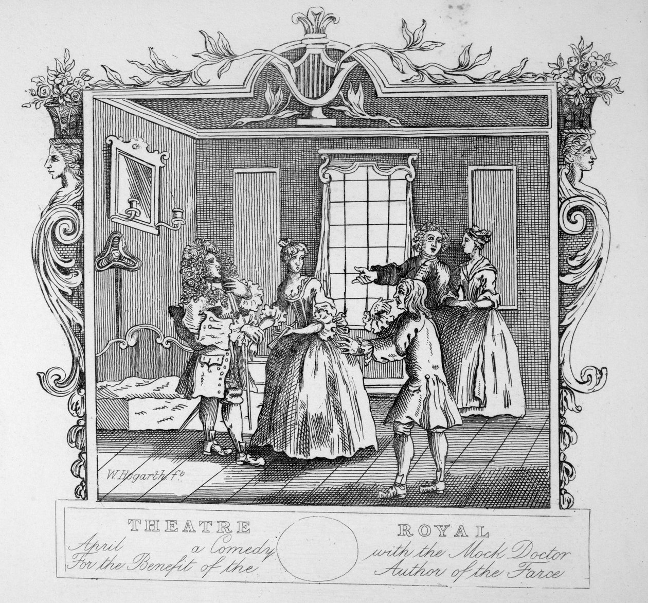 Det Kongelige Teater af William Hogarth