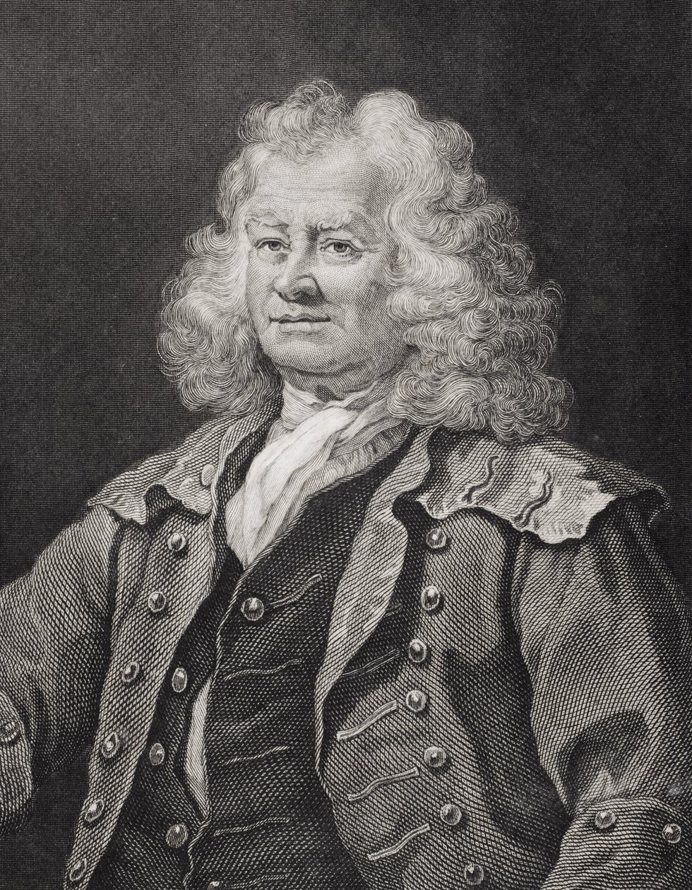 Thomas Coram, graveret af J.W. laver mad af William Hogarth