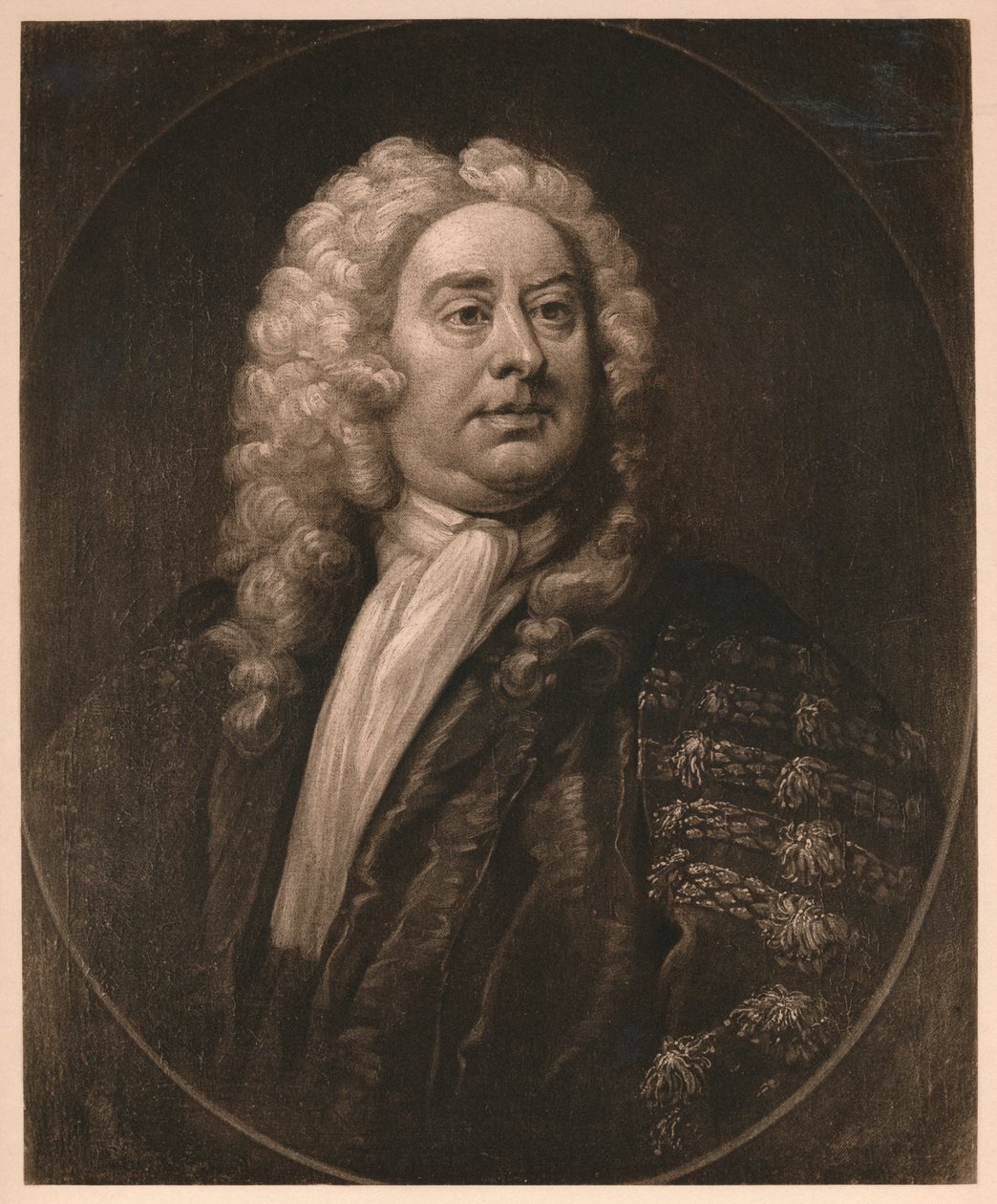 Thomas Pellet, MD, c1725 af William Hogarth
