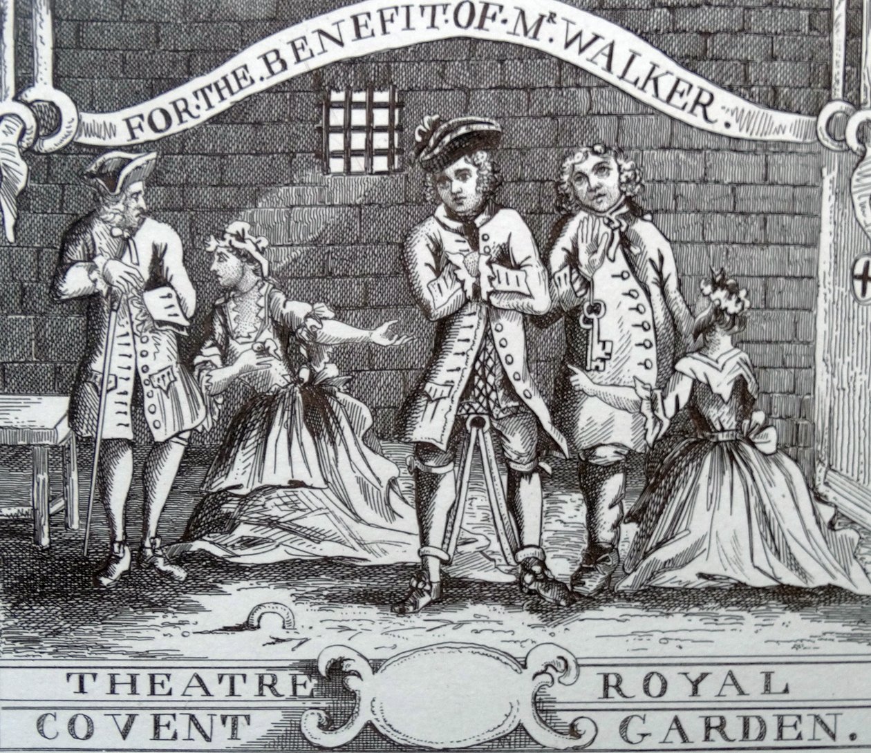 Billet til teatret af William Hogarth