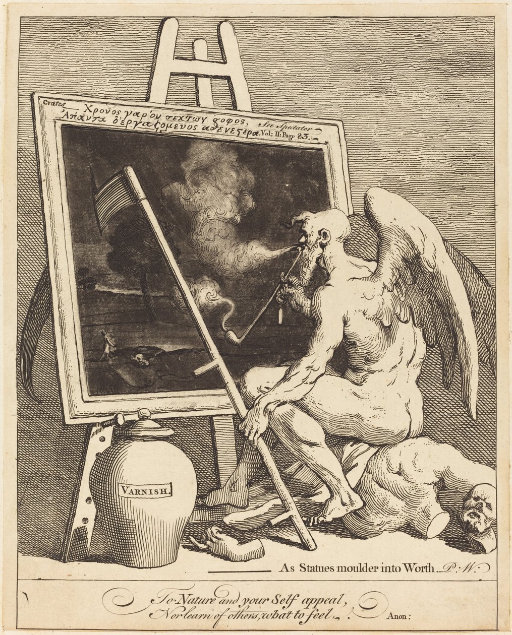 Tid, der ryger et billede af William Hogarth