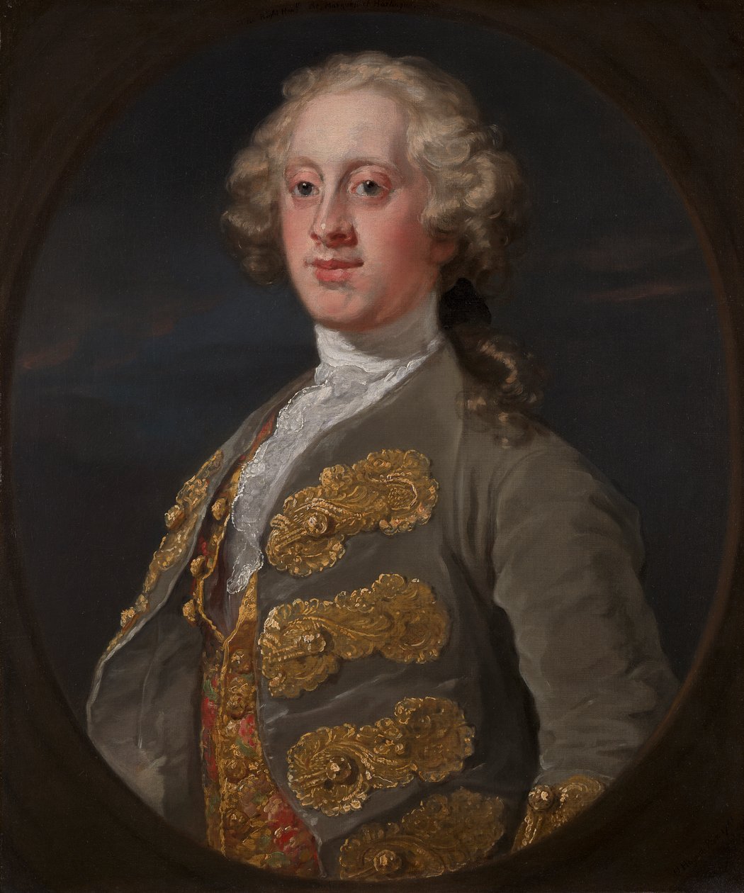 William Cavendish, markis af Hartington, senere fjerde hertug af Devonshire af William Hogarth