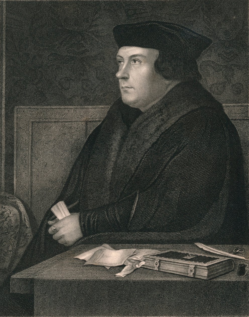 Thomas Cromwell, jarl af Essex, midten af det 19. århundrede. af William Holl I