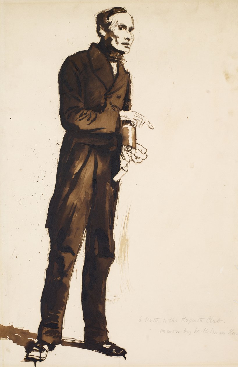 En portør til Hogarth Club af William Holman Hunt