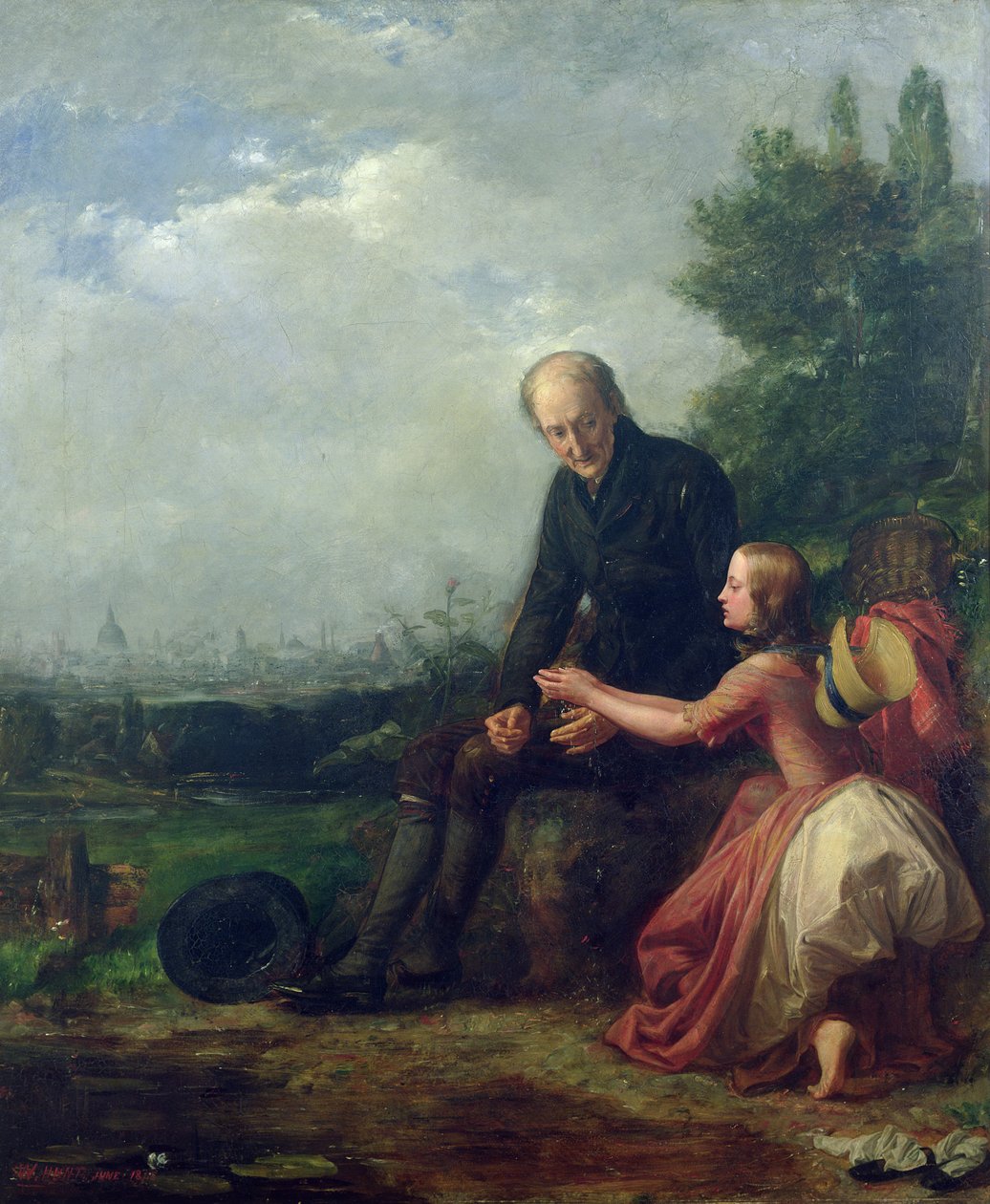 Lille Nell og hendes bedstefar af William Holman Hunt