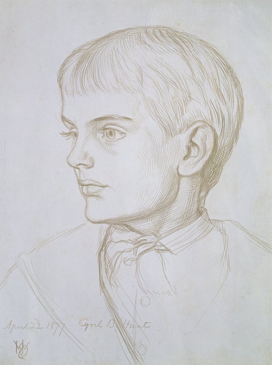 Min søn Cyril, 1877 af William Holman Hunt