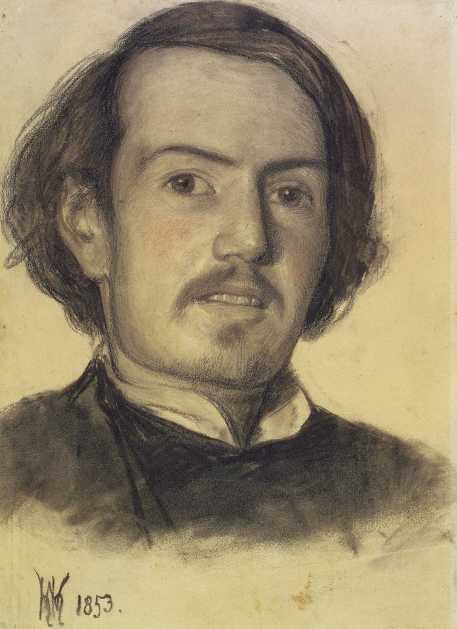 Portræt af Walter Howell Deverell, 1853 af William Holman Hunt
