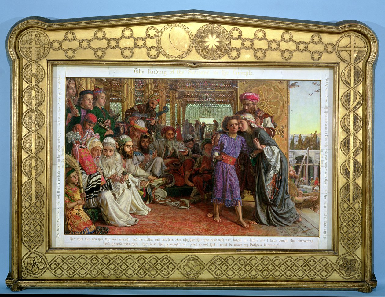 Fundet af Frelseren i templet, 1855 af William Holman Hunt