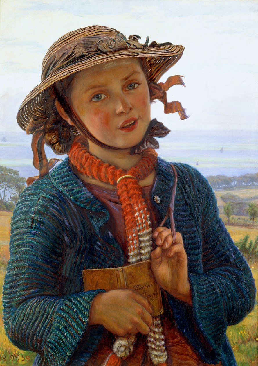 Skolepigens salme, 1859 af William Holman Hunt